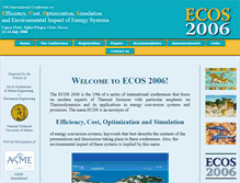 Tablet Screenshot of ecos2006.ntua.gr