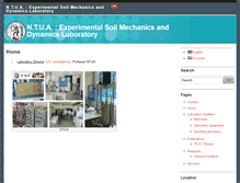 Tablet Screenshot of geolab.civil.ntua.gr